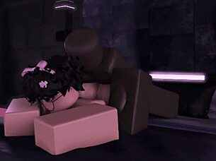 femboy whore sneaks bbc deepthroat suck and fuck behind boyfriend