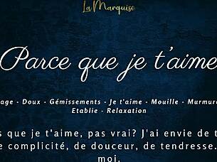 french girl whispers dirty love while sensually fingering herself