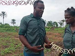 Sexy nasty bitch bangs classmate outdoors for cash full vid