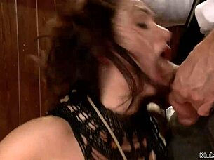 debt collector bound hot milf for rough wild fuck 😈🔗