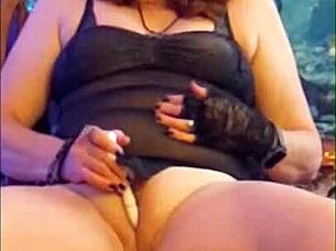 check out hotwife steffi's homemade compilation spreading her big pussy lips and cunt wide with toys and vibrator dancing