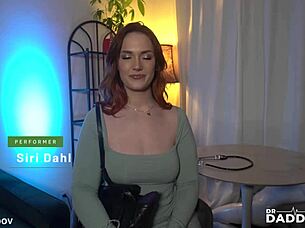 curvy redhead siri dahl rides hard craving deepthroat and doggystyle pounding