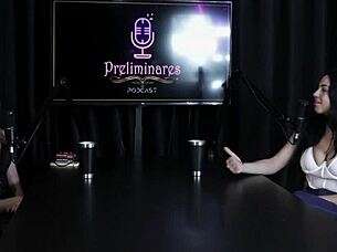 Anabele Nogueira bottles pussy toy in sheer red