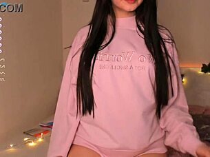 liza teases with big tits and petite body on live web chat