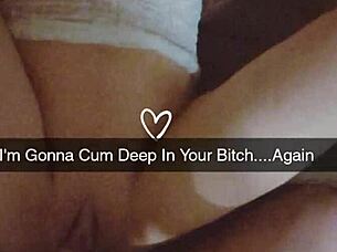 neglected pregnant cumslut cheats for snapchat creampie