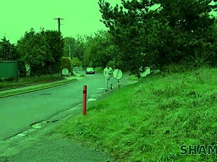 texas patti fucks young stud wildly behind fence
