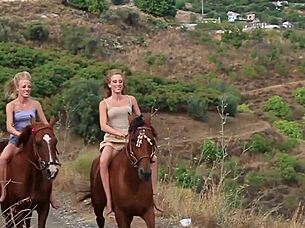 lady's soft breasts bounce gently in bra while clothed