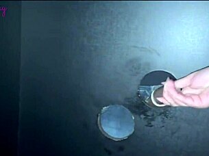 Another day gloryhole cuckold whore with recording