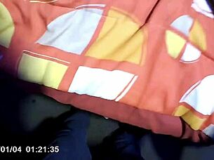 Fun fan meets fetishist for casual homemade session