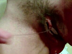 i stand dripping wet hairy cumming hard