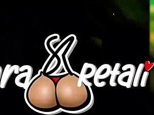 PASSIONATE BIRTHDAY CREAMPIE FOR FRIEND: SARA RETALI RIDES COWGIRL, FACE FUCKED, MUFF DIVING, SHAVED PUSSY POUNDED BY FRANK DOMINGUEZ!