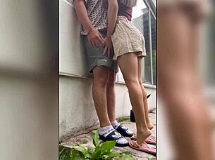 calentura hits hard after drinks—we fuck standing outdoors 😈🔥