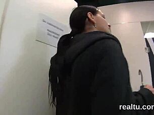 adorable czech babe gets teased in shop then stripped and fucked pov style