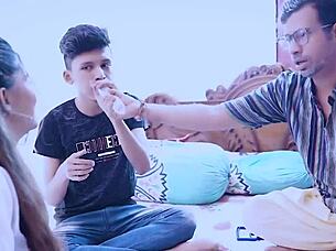 Indian teen tempts teacher and roommate secretly