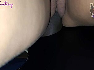 wife couldn't resist that massive gloryhole cock fucking her raw?