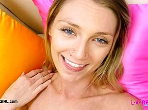 wanna see this skinny blonde teen strip and tease her petite body seductively?