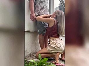 calentura hits hard after drinks—we fuck standing outdoors 😈🔥