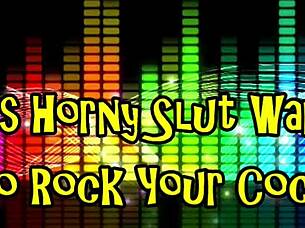 hey, wanna see this horny slut rock your cock hard?
