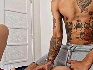 i made her orgasm on my cock while friend spied