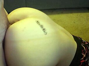 omg gf drops to her knees under the desk for that milf pussy cumshot action