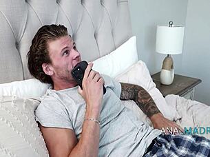 oops caught sofie marie watching hardcore anal now pounding her ass