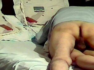 First anal rides with huge cock at home