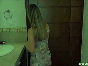 Heart-Racing Passion Fucking Beautiful Girl's Pink Pussy in Bathtub POV