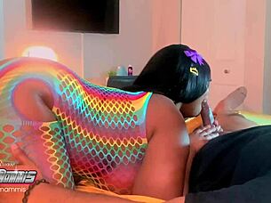 beauty unleashes sloppy WET BLOWJOB snatching souls in deepthroat frenzy