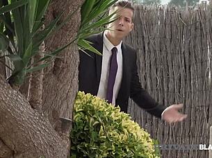 Strawberry blonde Shona River, you ready for bbc and white cock threesome?