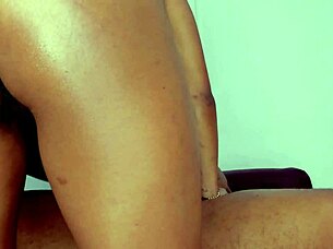 Brunette's WET PUSSY takes HUGE MONSTER COCK deep