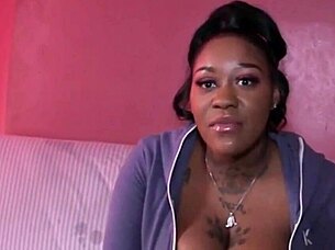 Big booty ebony milf casting interview