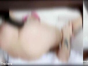 skinny daniela ray gapes ass on bbc double penetration iv480 😈