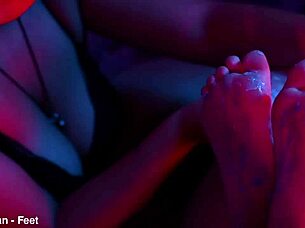Bratty girls endure foot worship, tickling, and hot wax play 😈🔥