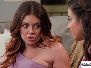 busty stepmom gets licked by confessing stepdaughter