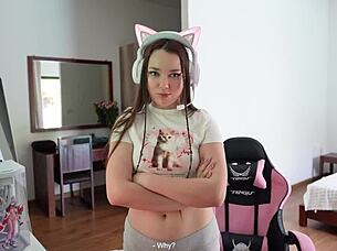 stepsis caught streaming gets fucked live by bro 😈📱