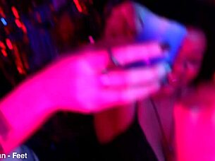 Bratty girls endure foot worship, tickling, and hot wax play 😈🔥