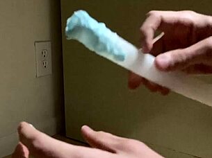 humidifier tube gives smooth handjob stroke