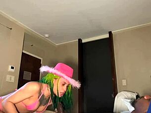 petite ebony throat pussy stretched bbc creampie tattoo