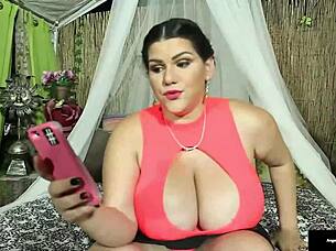 Angelina Castro's Huge Tits Slobber Monster Cock Wildly!