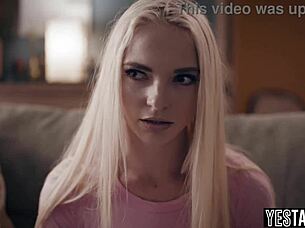 Skinny russian teen double penetrated hard by older guys 😈🍆🍑