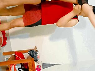 Bent over amateur tits bounce during hardcore anal cumshot facial