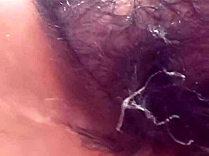 Surprise bathroom creampie ravages mature latina milf's curves