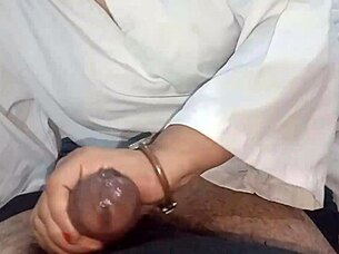 Hey desi dude pounds busty nurse pussy then creampies her moaning