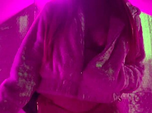 italian milf artemisia smokes cigarette in outdoor fetish play