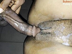 busty blonde milf wife takes huge creampie load