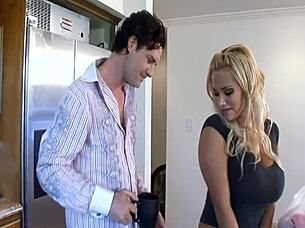 Busty Shyla Stylez Fucks in Kitchen