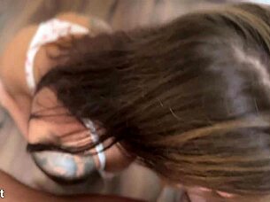 he pounds her tight asshole hard leaving it gaping and dripping cum