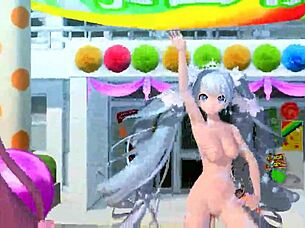 Hatsune Miku, show off those big tits and ass nude! 💖