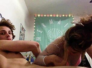 deepthroat blowjob then bending big tits brunette over