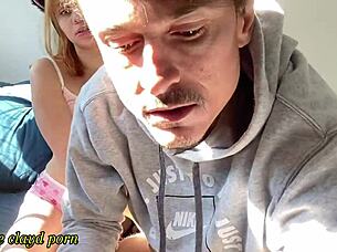 neighbor calms me with full shaved pussy service